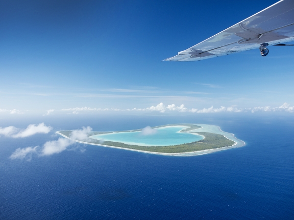 OPENハート・ツパイ島　水上飛行機　上空遊覧　（３０分）ツアー
