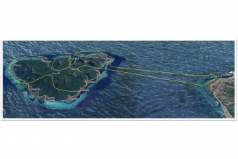 PL10:タヒチ島発着・モーレア島上空 ヘリコプター遊覧(30分)ツアー